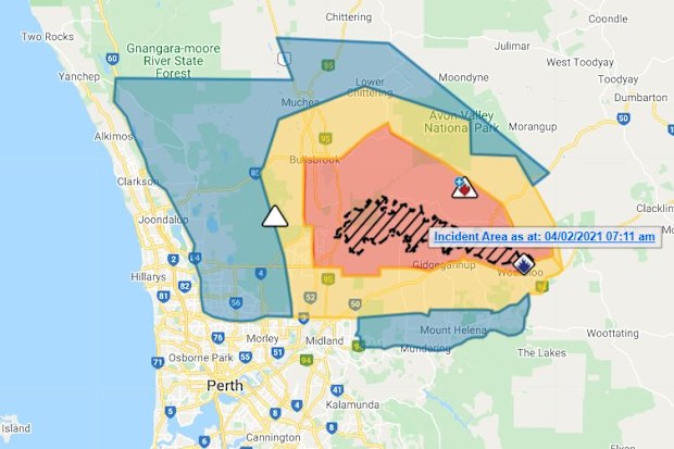 WA Bushfires: Perth residents urged to shelter as monster blaze ...