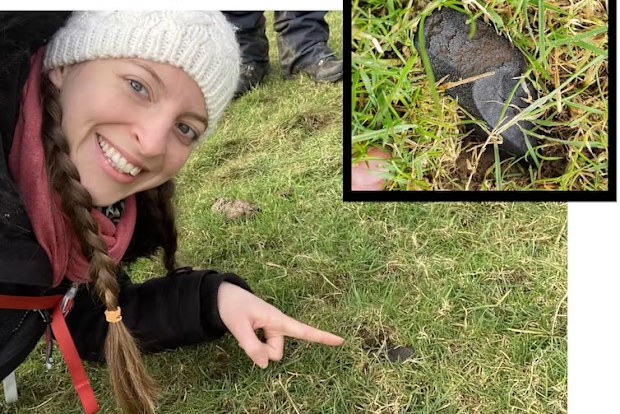 Mira Ihasz finds part of the Winchcombe meteorite