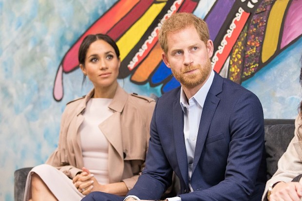 Harry and Meghan with Jacinta Ardern