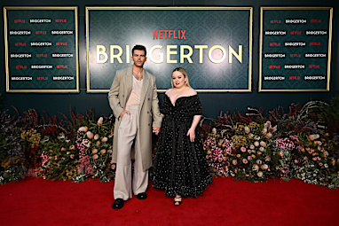  Luke Newton and Nicola Coughlan