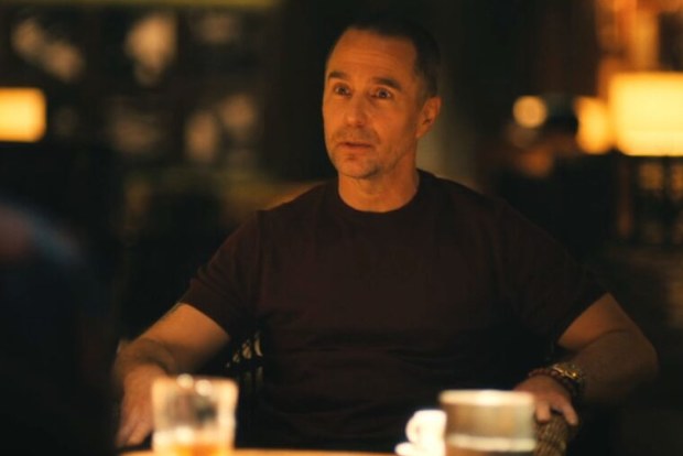 Sam Rockwell in a scene from The White Lotus