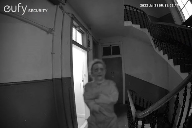 Neighbour harassing woman dancing in mask