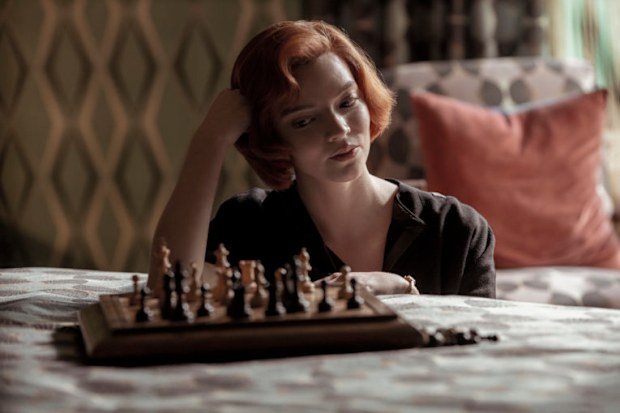 Anya Taylor-Joy as Beth Harmon as seen on Netflix's The Queen's Gambit. 