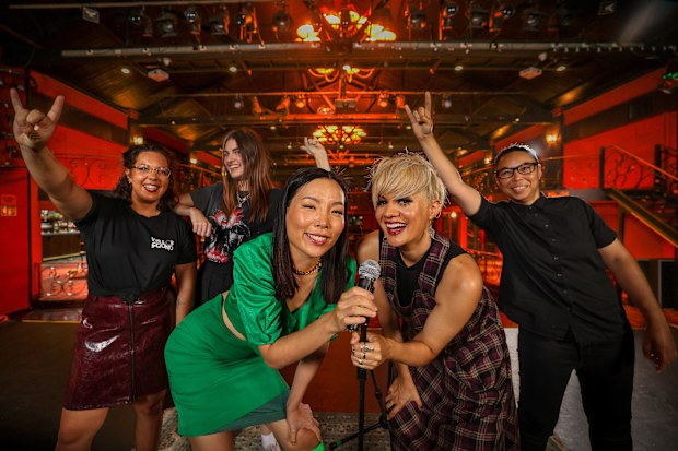 Dami Im, music artist GLVES, Ebony Story, Helena Zazlan and Charlyn Cameron celebrate nominations opening for the 2023 Australian Women in Music Awards.