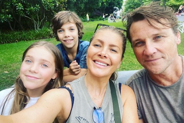 Natalie Bassingthwaighte family selfie