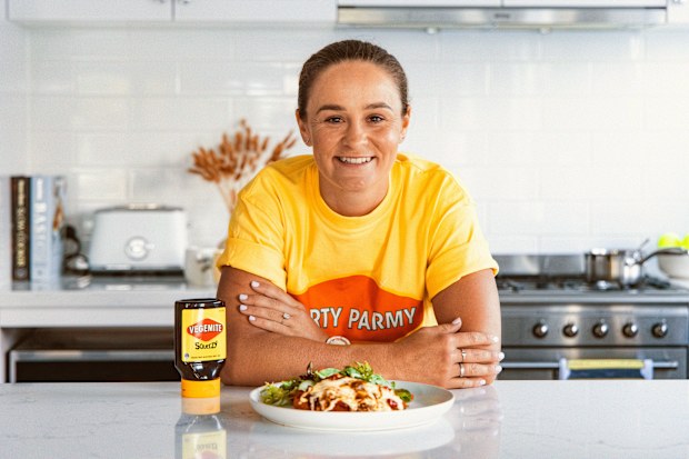 Ash Barty's Vegemite parmy recipe unveiled as 'unofficial dish' of ...