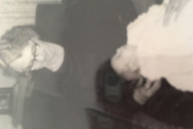 'Queenie' with baby Helen McCabe.
