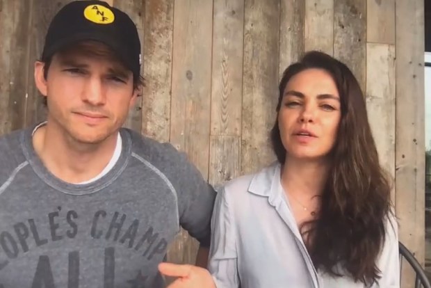 Ukrainian-born Mila Kunis and husband Ashton Kutcher vow to match donations for refugees in war-torn region.