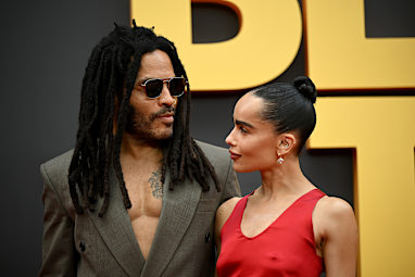 Lenny Kravitz and Zoë Kravitz