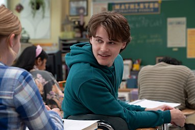 Chris Briney as Aaron Samuels in 2024
