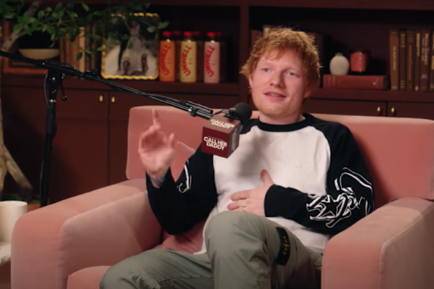 Ed Sheeran appears on the Call Her Daddy podcast. 