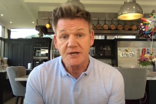 Gordon Ramsay has surprised TV audiences by sharing he's a size 13 shoe size.