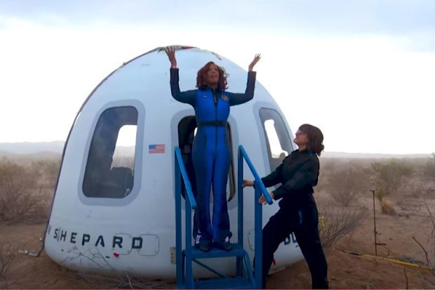 Gayle King back on Earth after her Blue Origin space flight.