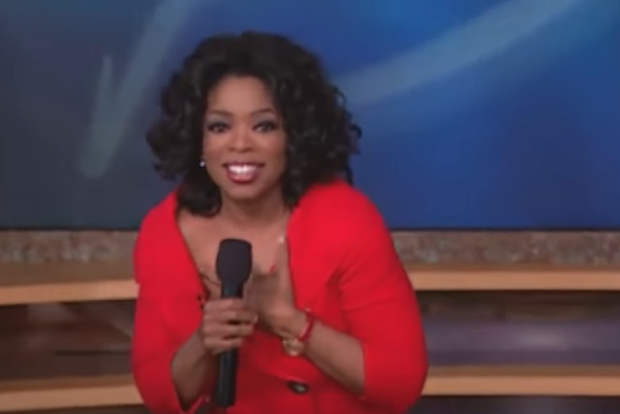 Oprah during her iconic 'You get a car' giveaway in 2004.