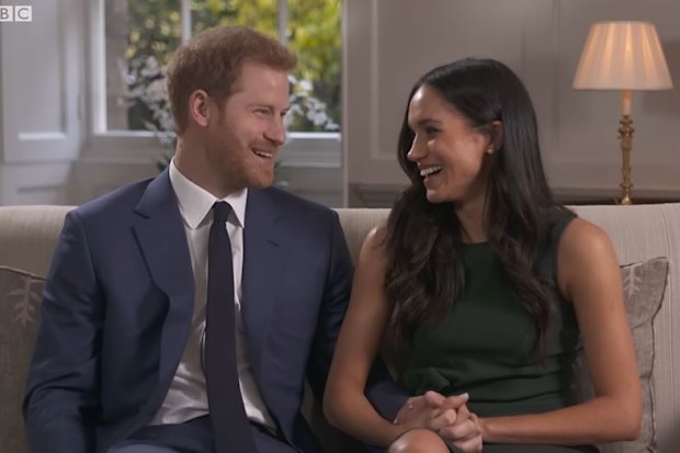 Prince Harry and Meghan Markle's engagement interview with Mishal Husain in November 2017.