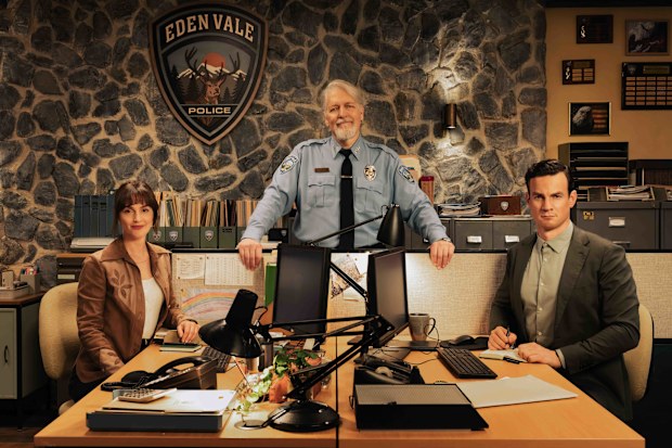 An exclusive first look at Good Cop/Bad Cop as Leighton Meester (Gossip Girl, How I Met Your Father), Luke Cook (Hacks, Chilling Adventures of Sabrina) and Clancy Brown (Dexter: New Blood, Billions) make an epic TV return.