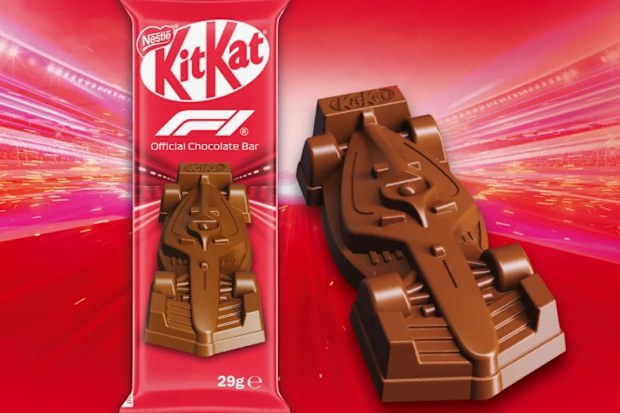 KitKat formula 1 heist