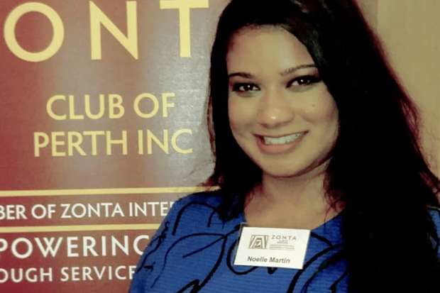 Noelle Martin poses at an event.