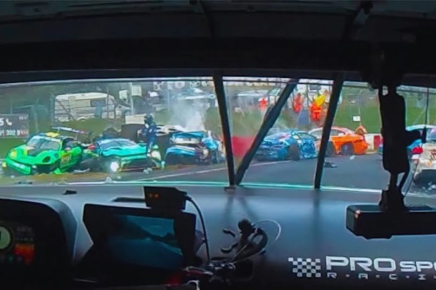 The multi-car pileup. 