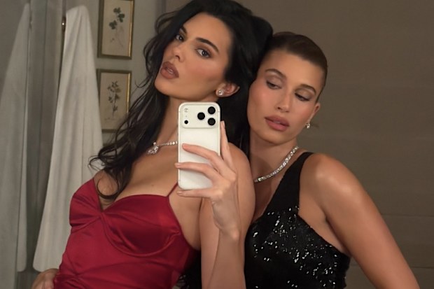 Kendall Jenner and Hailey Bieber