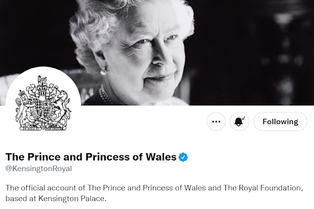 Prince William and Kate's new title updated on social media