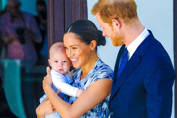 Prince Harry Meghan Markle Archie Harrison Mountbatten Windsor