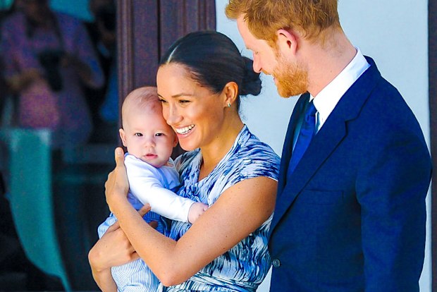 Prince Harry Meghan Markle Archie Harrison Mountbatten Windsor