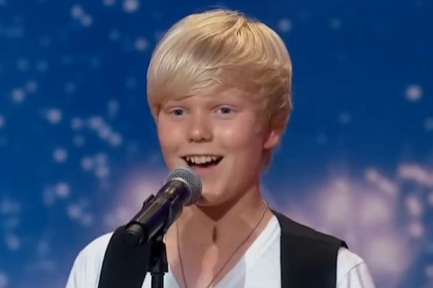 Jack Vidgen singing on Australia's Got Talent