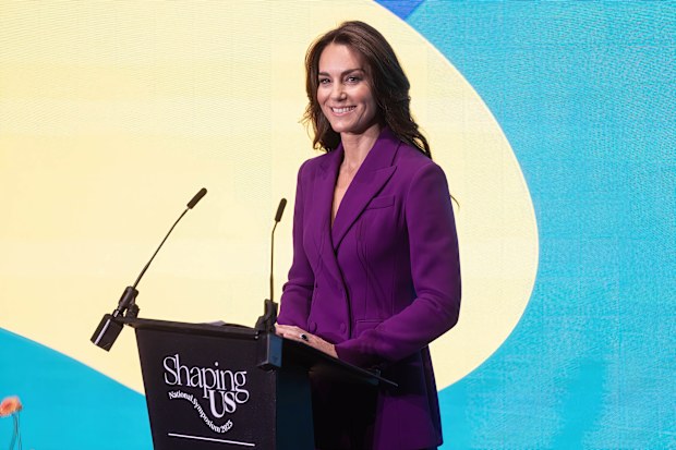 The Princess of Wales makes a key note speech at the Shaping Us National Symposium at The Design Museum in London. 