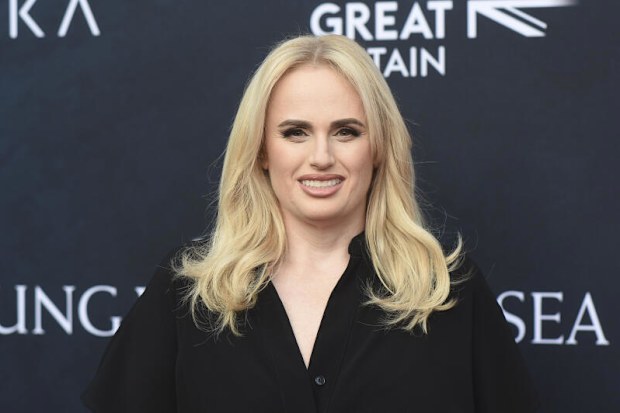 Rebel Wilson arrives at the premiere of "Young Woman and the Sea" on Thursday, May 16, 2024, in Los Angeles