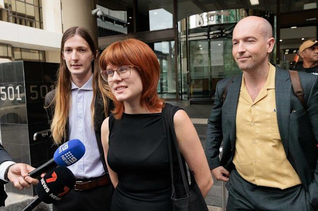 About 10 counter-terrorism police were waiting for Jesse Noakes, 36, and Matilda Lane-Rose, 20 when they arrived at Woodside chief executive Meg O'Neill's Perth home in August 2023 with paint, water balloons and a bicycle lock.