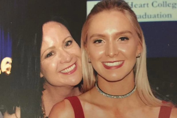 Annette Short with one of her daughters.