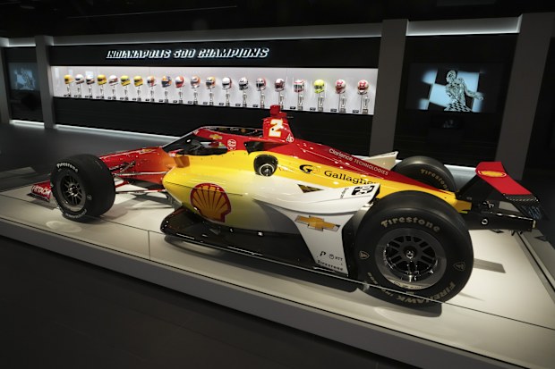 The winning car that Josef Newgarden drove to victory in 2024 Indianapolis 500.
