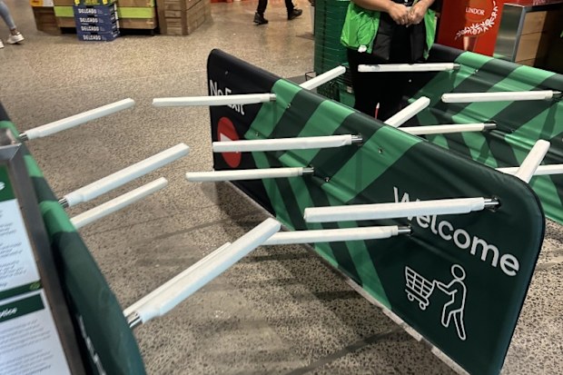 woolworths new security gate trial