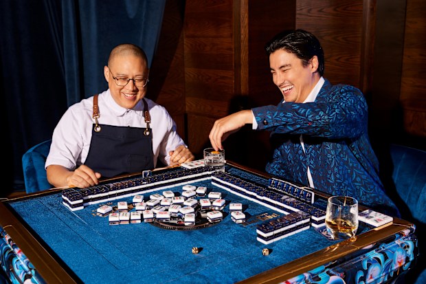 Remy Hii and Dan Hong Mahjong club