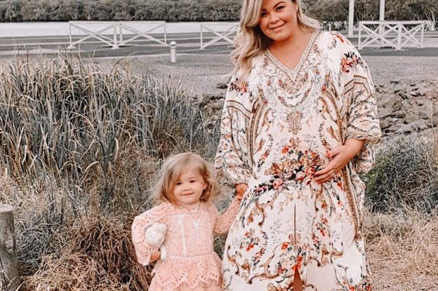 Made for Mums founder Jaiden alongside daughter Georgia. 