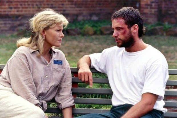 Deborra-Lee Furness and Hugh Jackman in the '90s television series Correlli, where they met and fell in love.