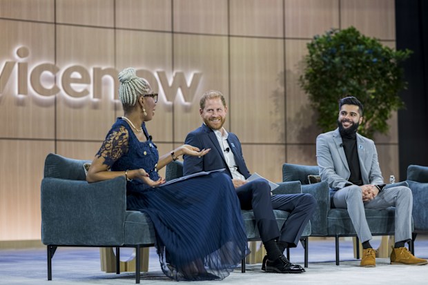 Dr Tessy Ojo, Prince Harry, Sikander 'Sonny' Khan 
