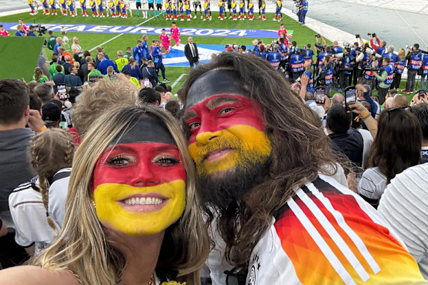 Heidi Klum and her husband support Germany at the opening game of Euro 2024