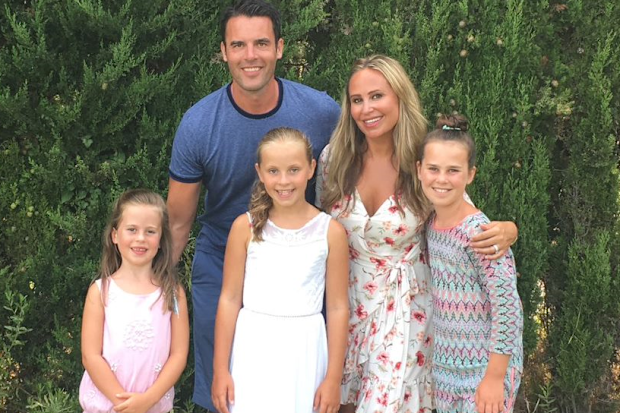 Georgette Hewitt with her family.