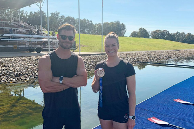 Tokyo bronze medallist Rowena Meredith was asked to teach Chris Hemsworth about rowing