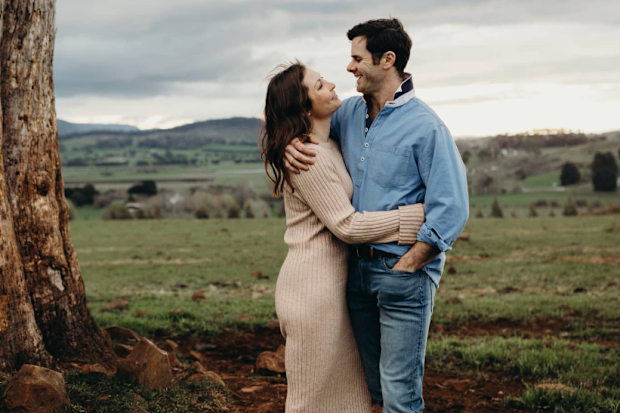Stephanie with her husband Sam.