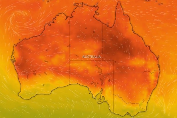 Queensland is set to face temperatures nearing 40 degrees in some parts of the state and the conditions could trigger downpours, fast winds and storms.
