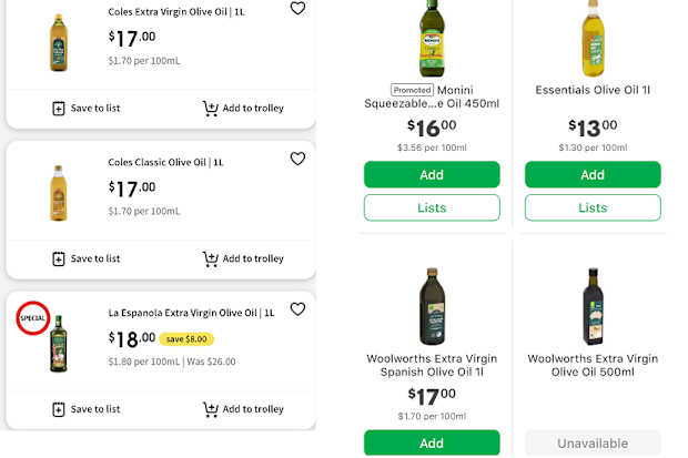 olive oil prices how to save