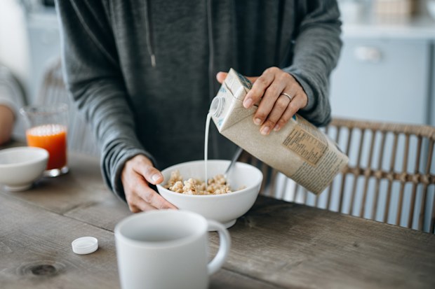 Soy milk is the closest to dairy milk in terms of the nutrients its offers.