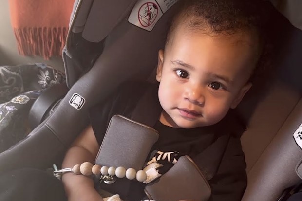 Kylie Jenner and son Aire 