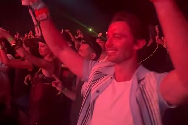 Patrick Schwarzenegger at Coachella 2025