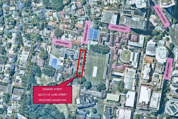 Sydney Church of England Grammar School, known as Shore School wants to buy part of Edward Street from North Sydney Council.