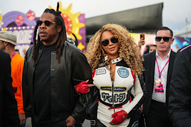 Jay-Z and Beyonce 