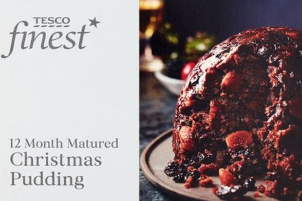 The puddings are ordered from Tesco.